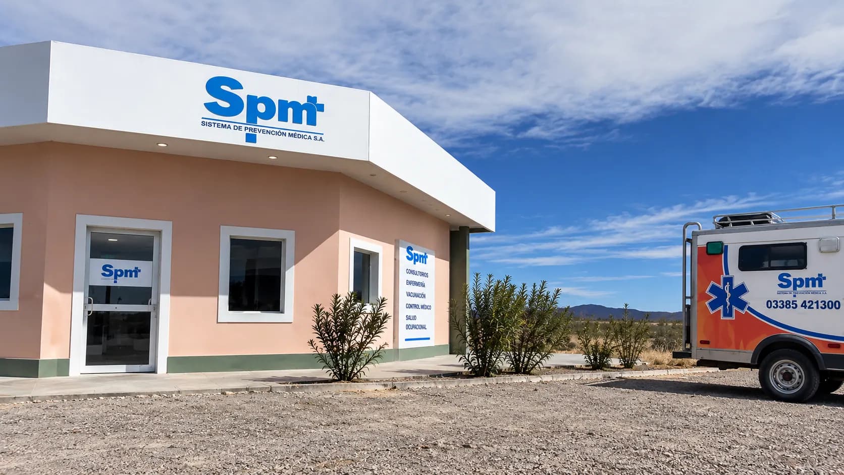 Centro de salud de SPM para atención médica en la Puna